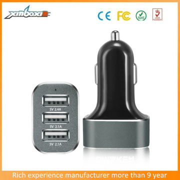 Car Accessories 3 USB Mobile Charger, Phone Car charger 5A