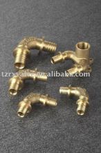 DZR Brass barb elbow fitting