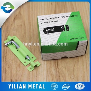 Chinese original top quality F typr iron tower bolt