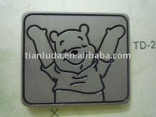 square garments decoration winnie bear