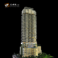 Tower Building Model Skala Arsitektur Model