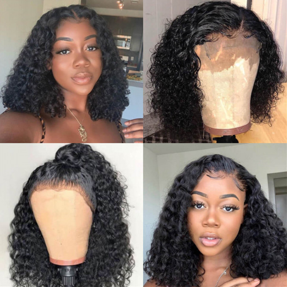 13*4 Lace Bob Cut Wigs Brazilian Human Hair Lace Front Wig For Black Women