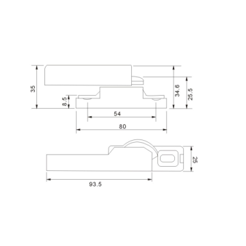 Professional Crescent Window Lock