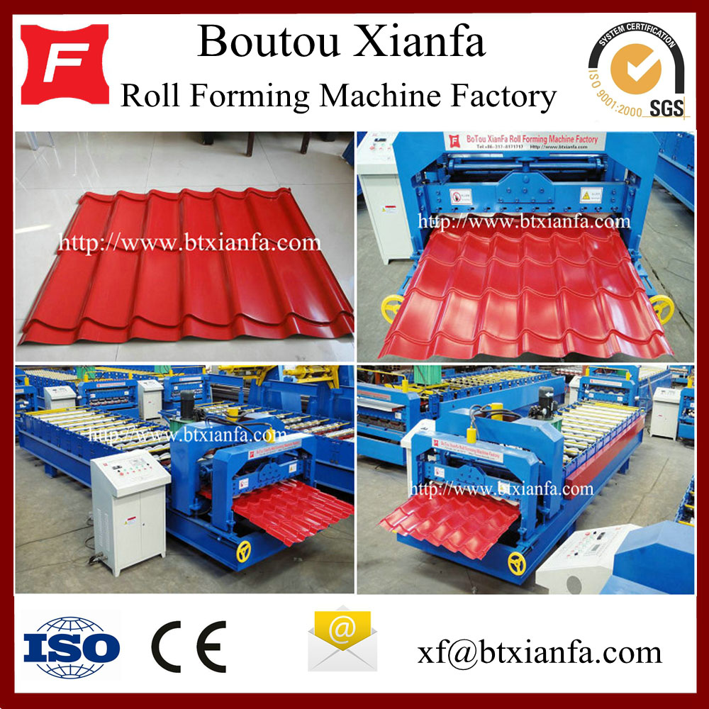 Sheet Roof Corrugated Tile Iron Roll Forming Machine