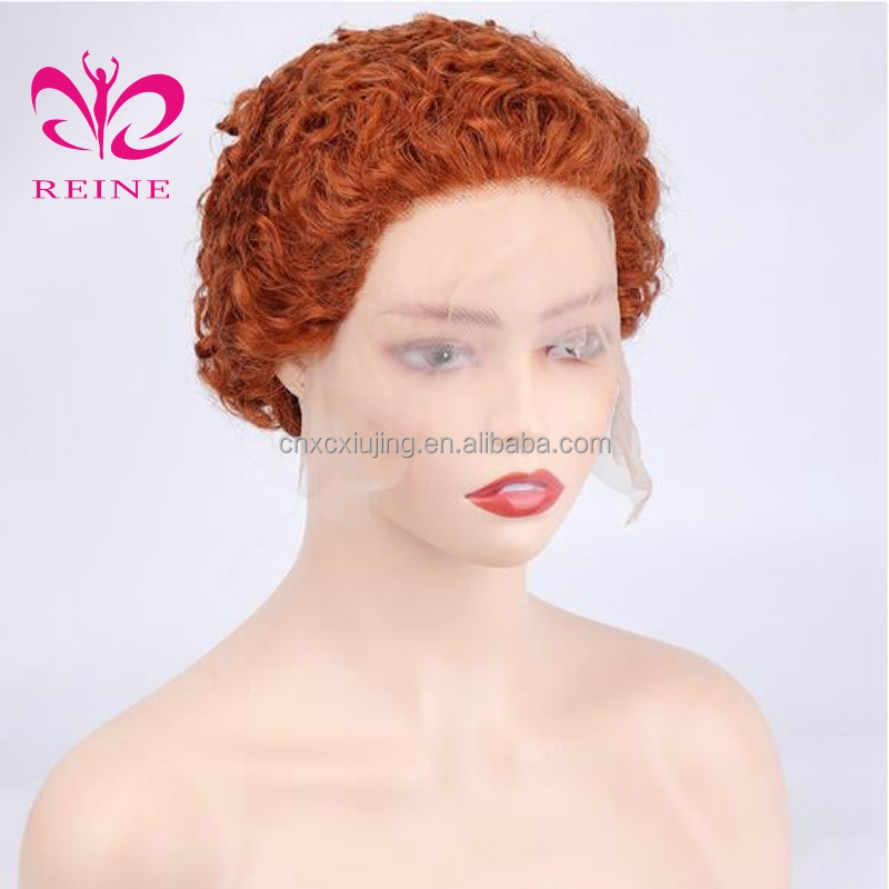 Virgin Human Hair Short Wigs,Cambodian Cuticle Aligned Wholesale Price Wigs 13*4*1 T part  Lace Front Pixie Cut Wig