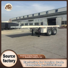 2 axle flatbed trailer