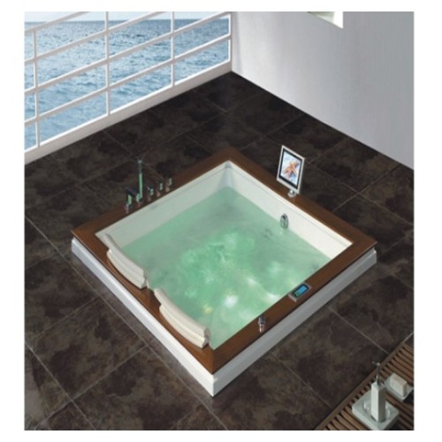 Deepest Standard Size Bathtub Jacuzzi Faucets With Hand Shower