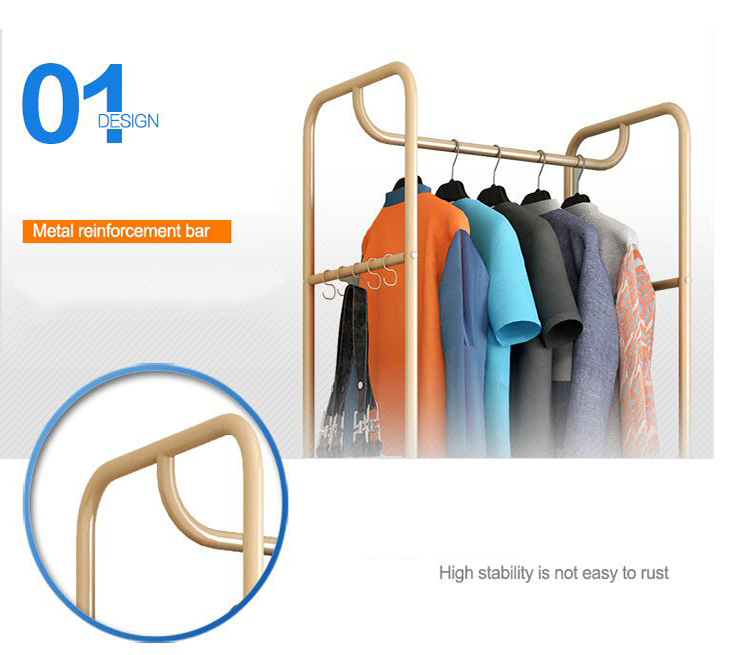 Coat Rack Clothes Hanger Stand Simple Hanger Multi-Function Rack