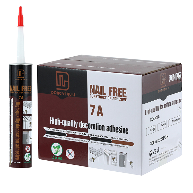 China professional nail free adhesive factory supply best glue for 3d wall panels stone adhesive ceramic adhesive