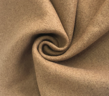 50% melton wool double faced fabric