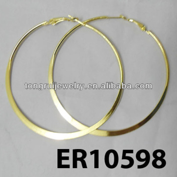 large metal hoop earrings