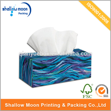 Hot sale custom printed facial tissue paper box