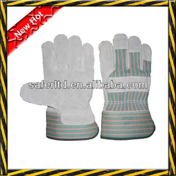 cowskin leather working gloves