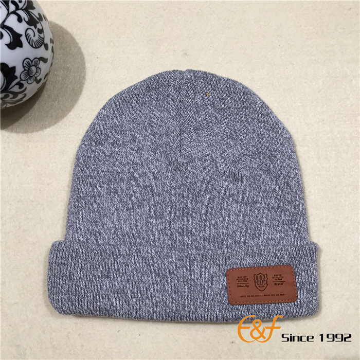 cotton knitted beanie