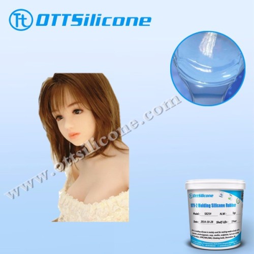 Popular Fast Silicone Curing Life Casting Body Mould Silicone Rubber