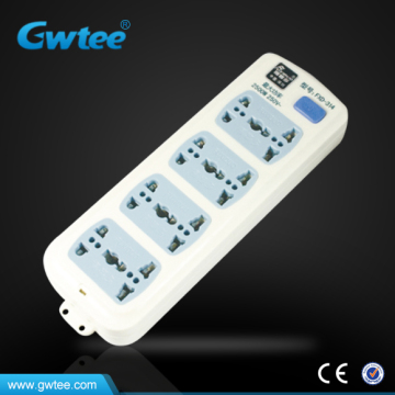 multiple universal power strip socket