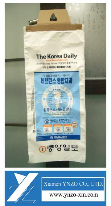 Clear LDPE Newspaper Bag With Cardboard Header