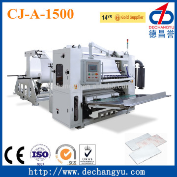 CJ190-A-1500 Facial Tissue Product Type High Speed facial tissue paper machinery