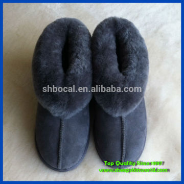 hard sole sheepskin leisure shoes boots