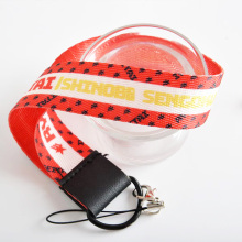 Custom Logo Fabric Strap Wristlet Lanyards and Keychains - Factory Wholesale Short Lanyards