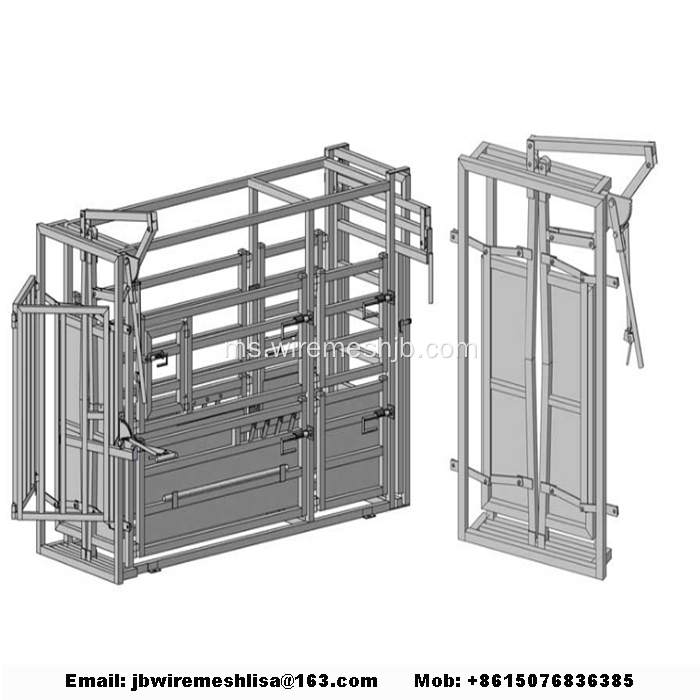 Heavy Duty Galvanized Cow Crush