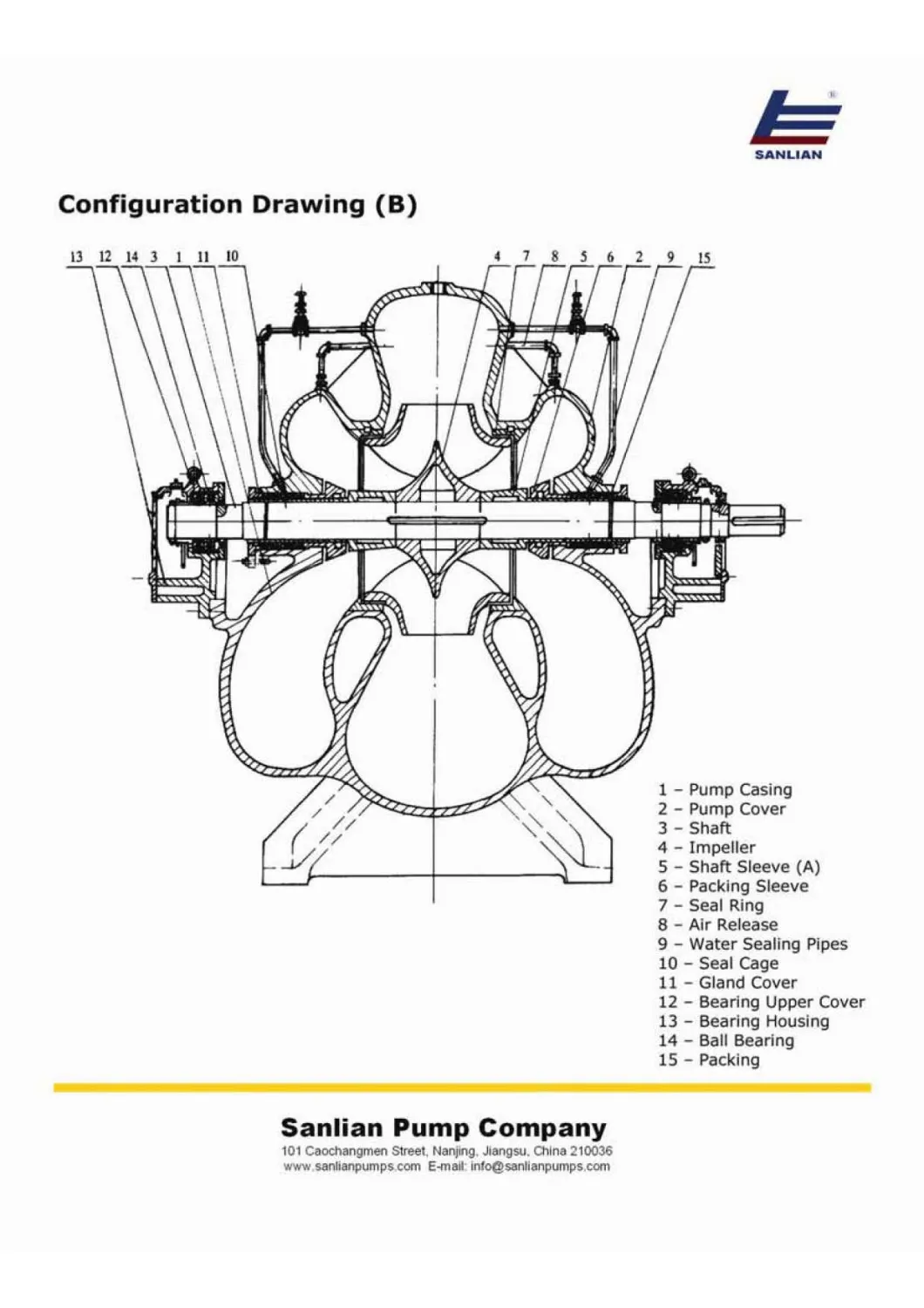 Diesel Engine Centrifugal Water Pump with High Quality