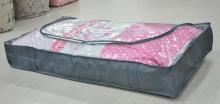 grey underbed quilt storage bag