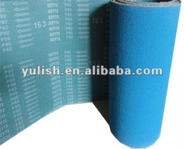 DZY72 Zirconium aluminium oxide emery cloth roll