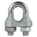 Korosi-tahan karat Galvanized/Sprayed Steel Wire Rope Clamp