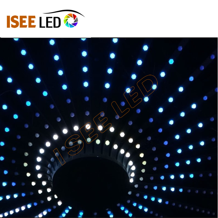 WS2801 30MM RGB LED بكسل أضواء معدات ديسكو