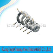 Variable orifice plate measuring meter