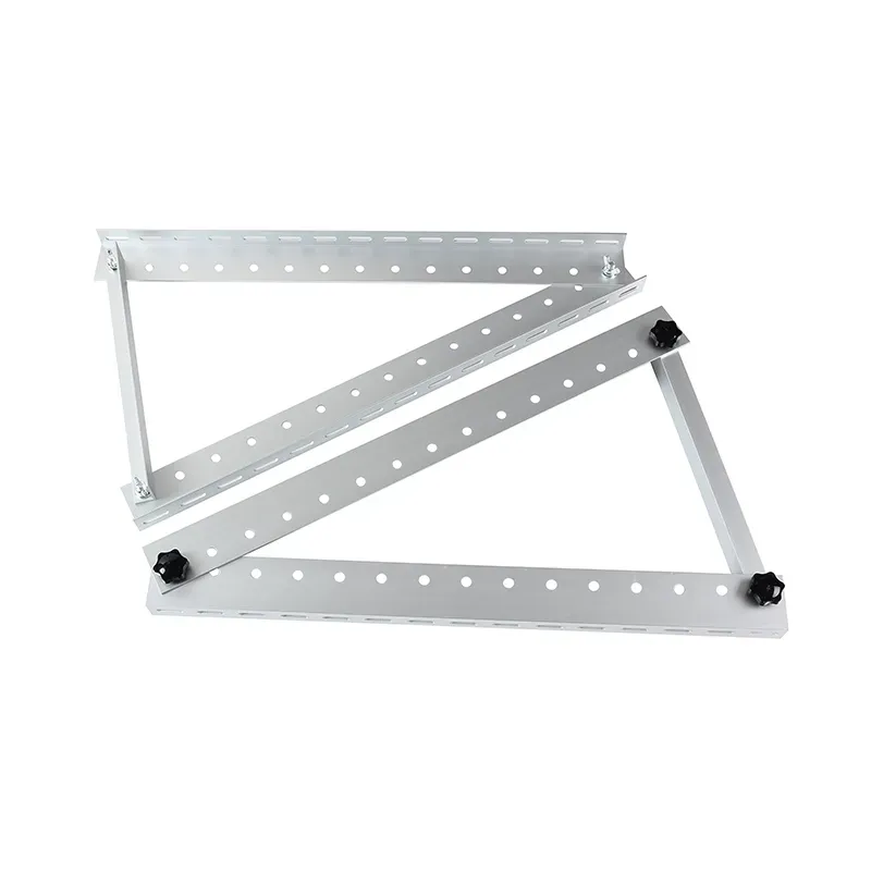 Aluminum 6005 T5 Solar Bracket for Flat Roof Mounting