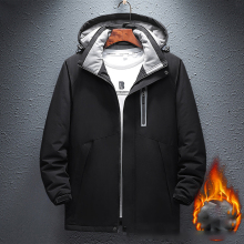 New men's smart heating clothing rechargeable heating jacket