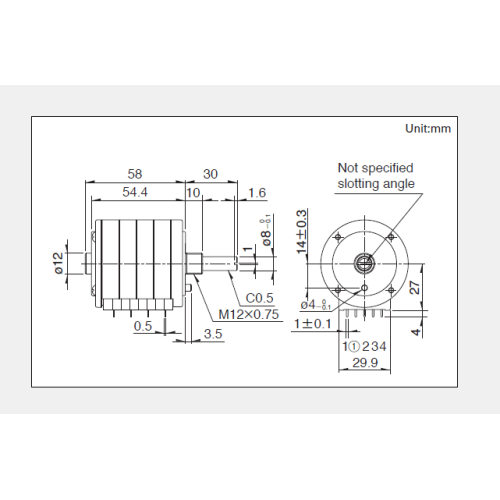 Drehpotentiometer der Serie RK501