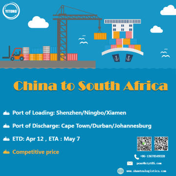 Sea Freight Service From Shenzhen To South Africa