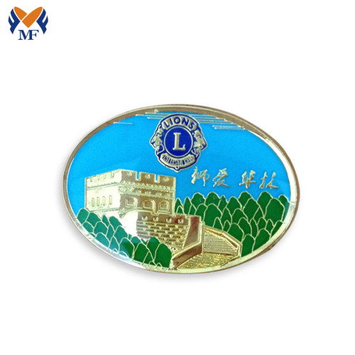 Logo complet Logo Soft Soft Ematel Metal Pin