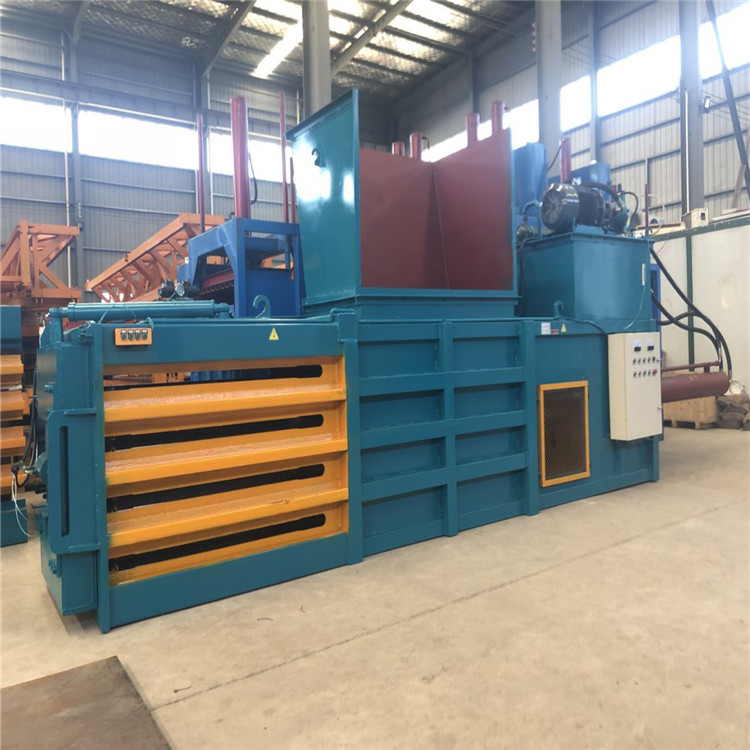 Automatic plastic baler machine waste paper baler machine pet bottle bailing press machine