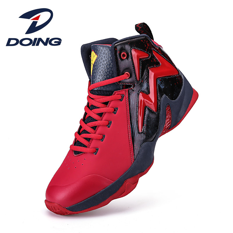 2018 new design custom breathable men high-top basketball sport shoes