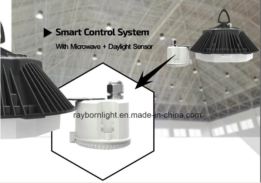 Daylight Sensor UFO 150watts Warehouse Industrial Dimmable High Bay LED Light