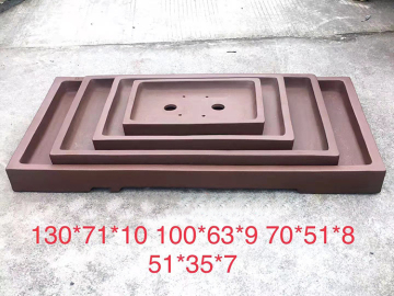 7 Inch Thin Shohin Bonsai Pot