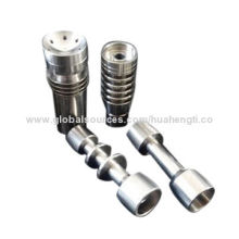 Gr2 Domeless Titanium Nail, Smoking Titanium Dabber