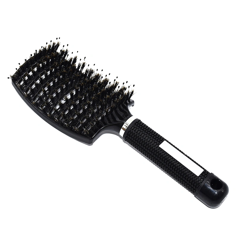 2021 Wholesale Salon Hairdressing Wooden Paddle Hair Brush Hair Extension Comb Plastic Hair Massage Brush