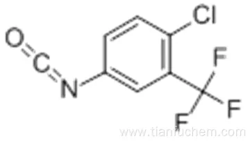 4-Chloro-3-(trifluoromethyl)phenyl isocyanate CAS 327-78-6