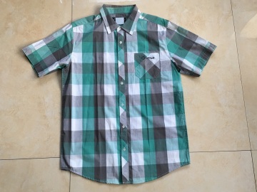 Short Sleeve Plaid Shirt