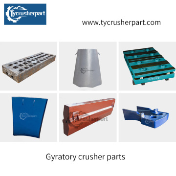 High manganese steel gyratory crusher parts OEM