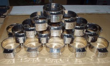 Customized Density Industrial Electric Heaters 40mm Dia. 3000w/3200w Mica Band Heater