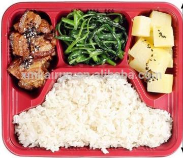 plastic disposable compartment lunch box/plastic disposable lunch box/disposable lunch box