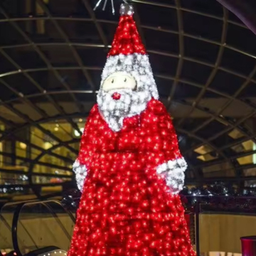 Outdoor Santa Claus Motif Light Christmas Decor