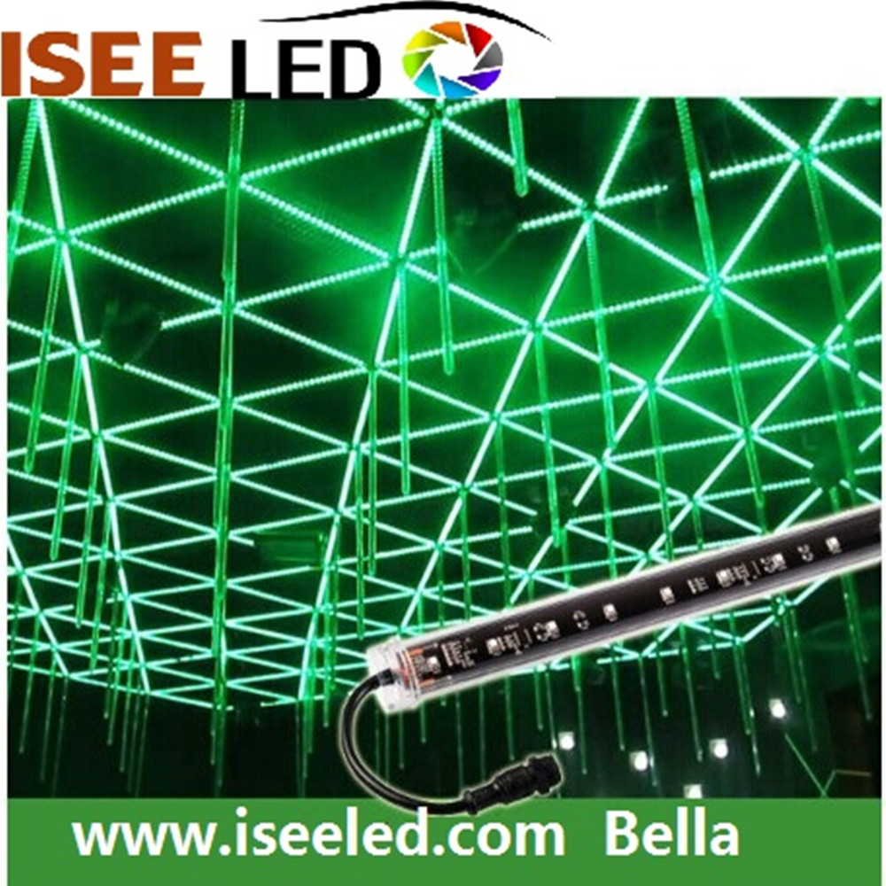 3D Effect LEDs Double Side DMX Vetical Tube