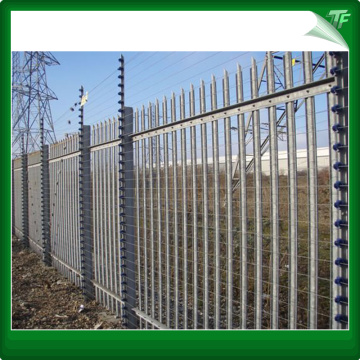 Hot dipped galvanized palisade steel panel